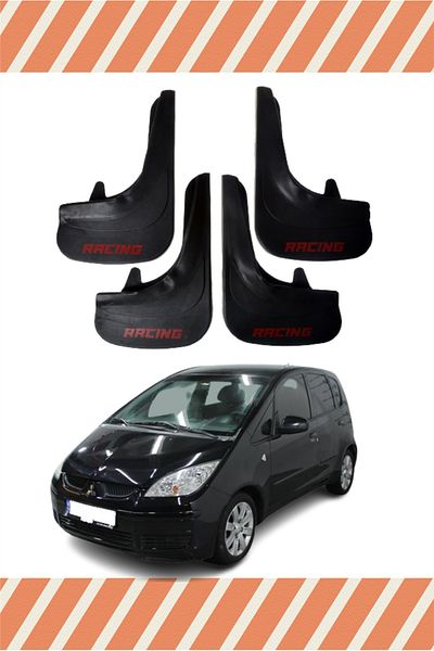Heda Tex Mitsubishi Colt Racing Written 4-Piece Gaiter Mudflap