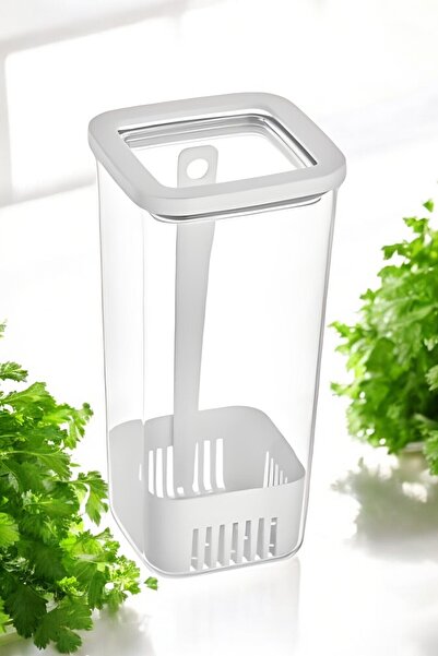 VİP AHMET Vip Ahmet 1700 ml Greenery Storage Container