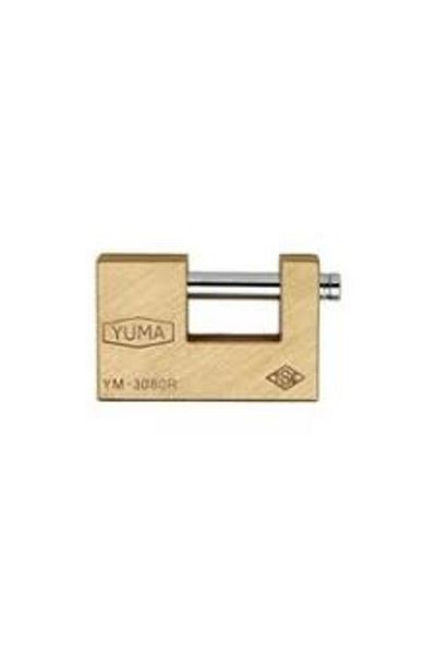 Go İthalat Wide - Yellow Sliding Spindle Pin Lock 80mm (4832)