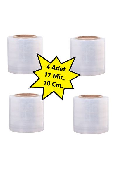 tify Transparent Stretch Pallet - 10 Cm, 17 Mic, 400Gr/300Mt, 4 Pieces