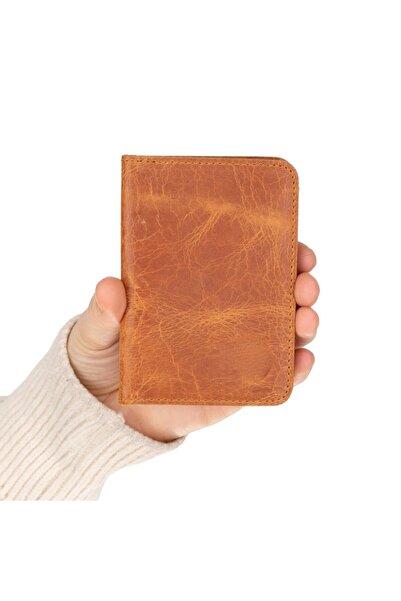 PLM Enrico Slim Leather Card Holder TN11 Caramel