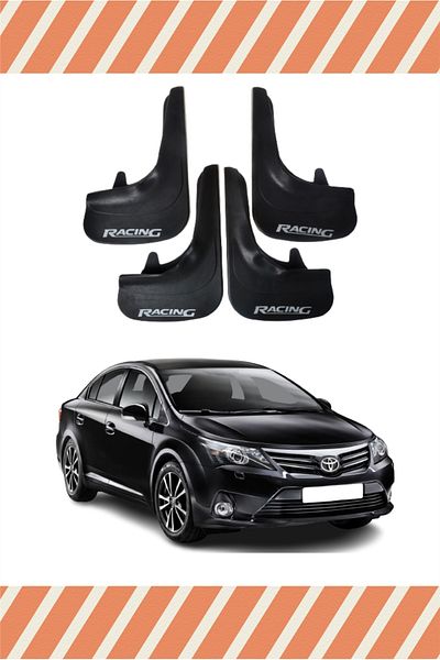 Heda Tex Hg Toyota Avensis Racing Written 4-Piece Dust Cover Mudguard Mudguard