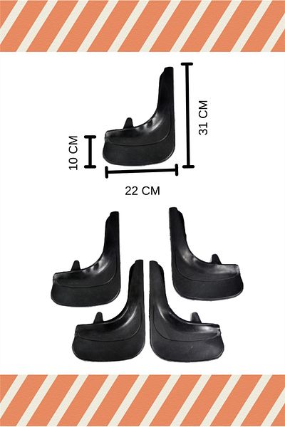 ATALAY TİCARET Db Opel Asrta K Hb 2015-2020 4-Piece Dust Cover Mudguard Mudflap