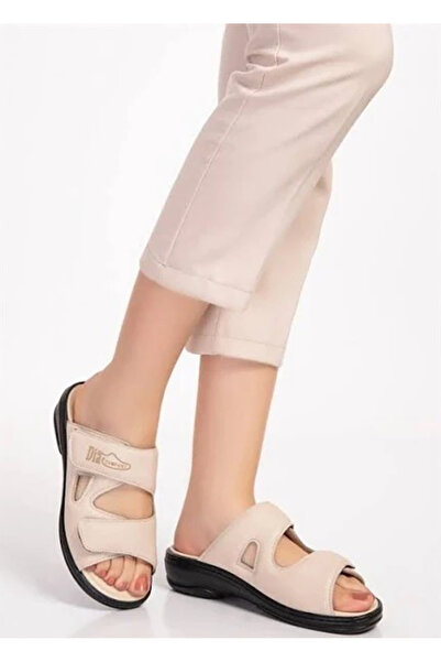 DİA COMFORT Ortopedik Deri Terlik-Diyabetik Ayaklara Uygun