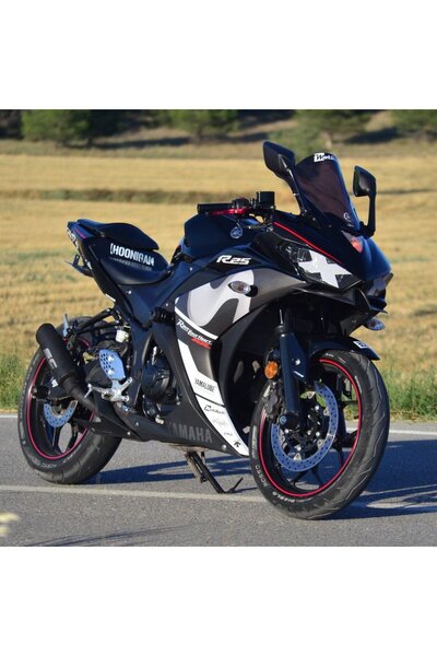 Motiker Yamaha R25 Movistar Sticker Etiket Modeli