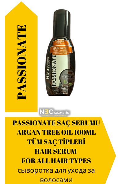 Passionate Argan Tree Oil Hair Serum - All Hair Types 100ml Hair Serum All Hair Types