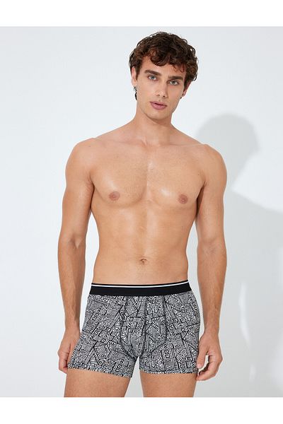 Koton Set boxer 3 piese cu imprimeu geometric multicolor