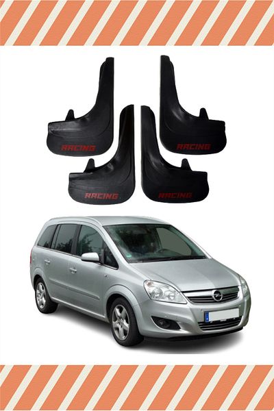 NOVDES Hg Opel Zafira Racing Written 4-Piece Dust Cover Mudguard Mudguard