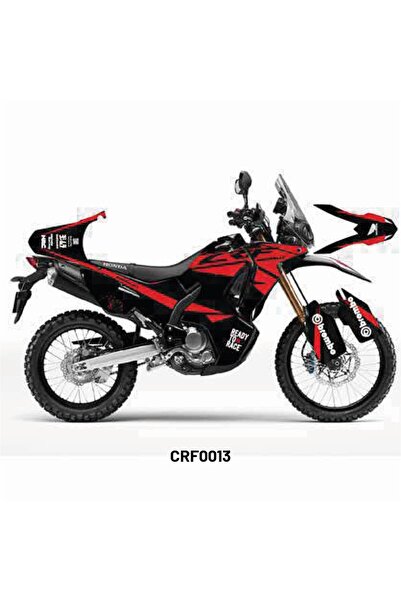 Motiker Honda CRF250 Rally "Extreme Red" 2017-2020 uyumlu Tasarım Motosiklet ...