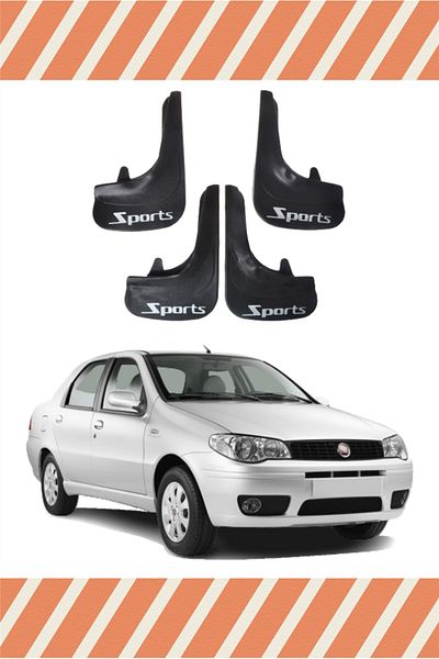 Heda Tex Hg Fiat Albea-1 Sports Written 4-Piece Leggings Mudguard Leggings