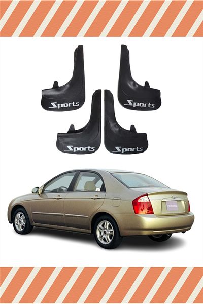 Heda Tex Db Kia Cerato 2004-2009 Sports Written 4-Piece Dust Cover Mudguard Mudguard