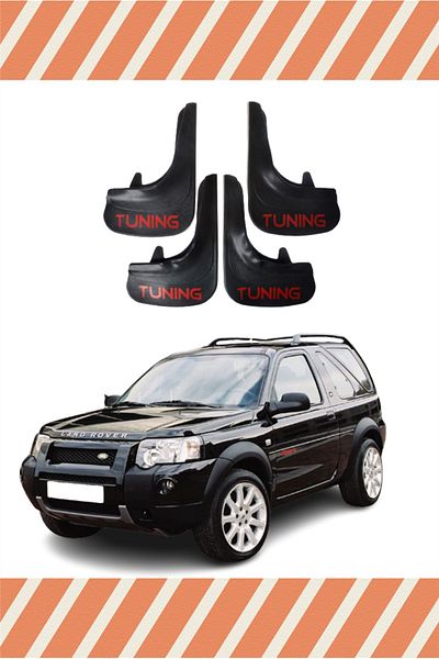 Heda Tex Land Rover Freelander 1 - Set of 4 Tuning Dust Cover, Mudguard, and Drumsticks