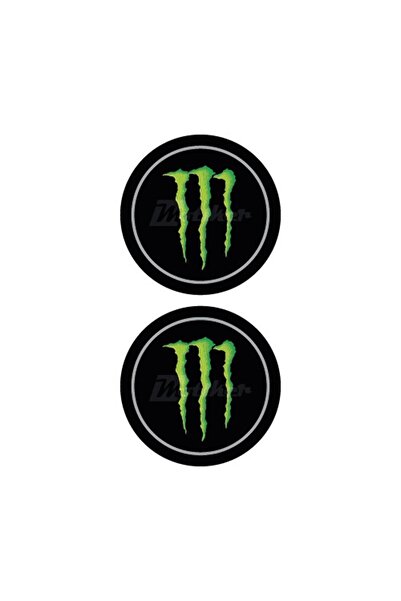 Motiker Monster Damla Logo Sticker