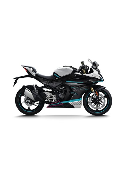 Motiker CF MOTO 450SR Akrapovic Orta Şase Tasarım Motosiklet Sticker Etiket M...