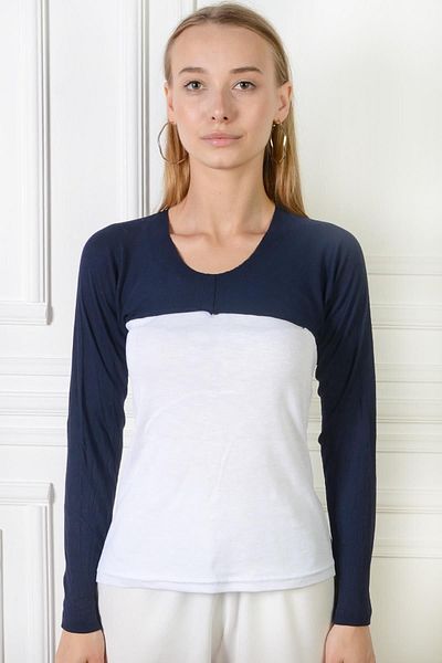 PİNKMARK Γυναικείο Hijab Εσωτερικό Μακρυμάνικο Navy Blue Bolero Mcpmbl25301