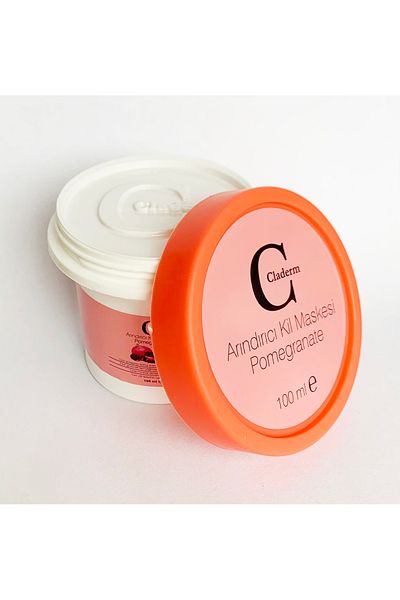 Claderm 100 ml Bucket Clay Mask – Pomegranate