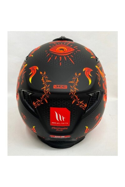 MT Streetfighter Sv Hellish B5 Modüler Motosiklet Kaskı Mat Renk