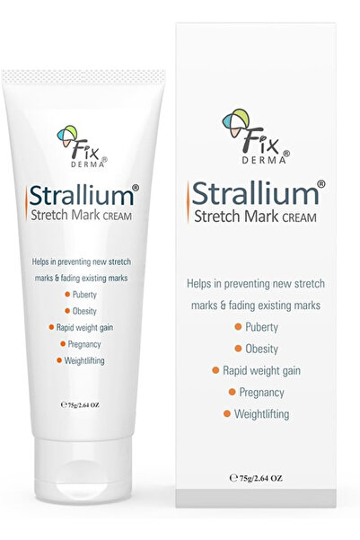 FixDerma كريم سترايوم لعلامات التمدد وإزالة الندبات وكريم الترطيب لجميع أجزاء...