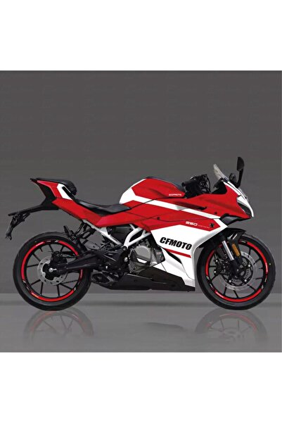 Motiker CFMOTO 250SR DCT Sticker Parçalı Motosiklet Kaplama Etiket Modeli
