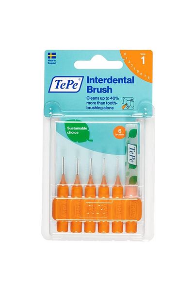 TePe Interdental Brush Arayüz Fırçası Turuncu 0.45 Mm 6 Lı
