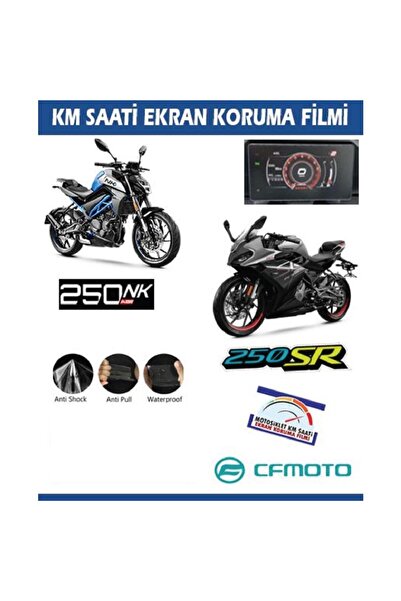Motiker CF MOTO 250NK/250SR Yeni Kasa Motosiklet Ekran Km Koruyucu
