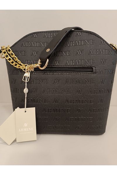 Armine Black Laser Cut 102 Women's Bag