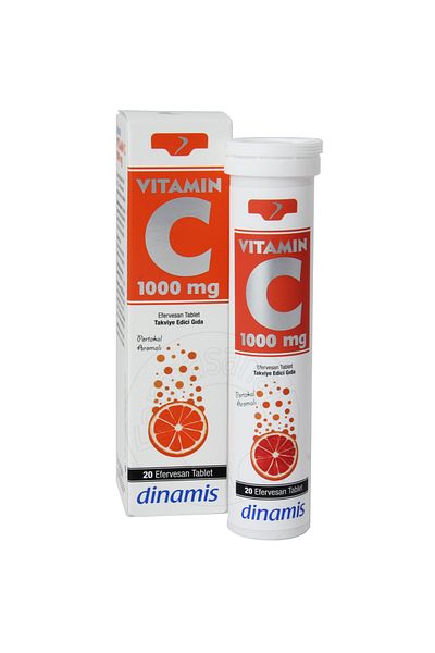DİNAMİS Dynamic Vitamin C 1000 Mg 20 Effervescent Tablets
