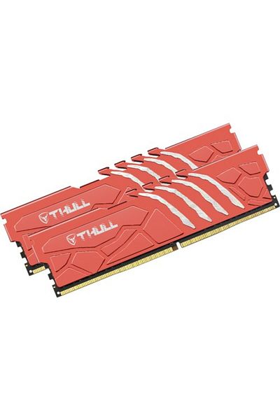 THULL دوامة 8 جيجابايت 3200 ميجا هرتز Cl16 1.35 فولت أحمر حراري DDR4 رام Thl-pcvtx25600d4-8g-r