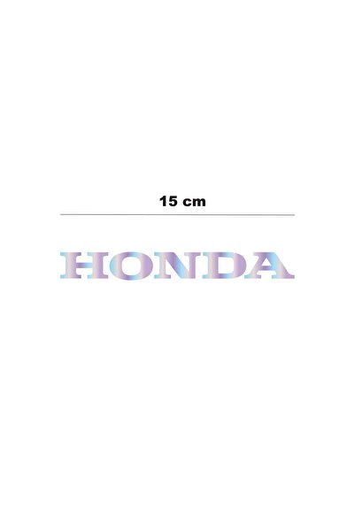 Motiker Hologram 15cm Honda Sticker Etiket Modeli