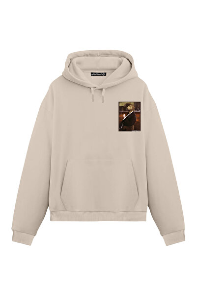 Mounte Bianca Unisex Signor Societa - Obična majica sa kapuljačom