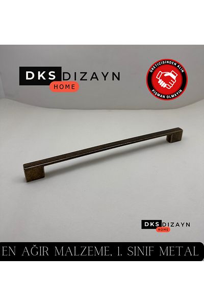 DKSDİZAYN النرجس البري 224-256 مللي متر العتيقة الأصفر هبط مقبض معدني فاخر الحديثة المطبخ دولاب مقبض درج أربعة ثقوب