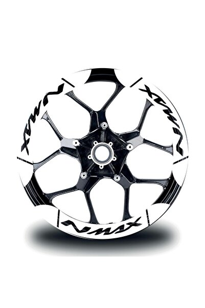 Motiker YAMAHA Nmax İç & Dış Jant Sticker Etiket Modeli Beyaz