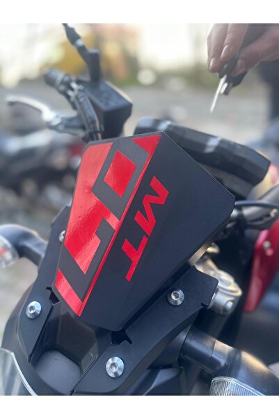 Motiker Yamaha MT-07 Ön Cam 07 Yazısı  İşareti Sticker Etiket Modeli