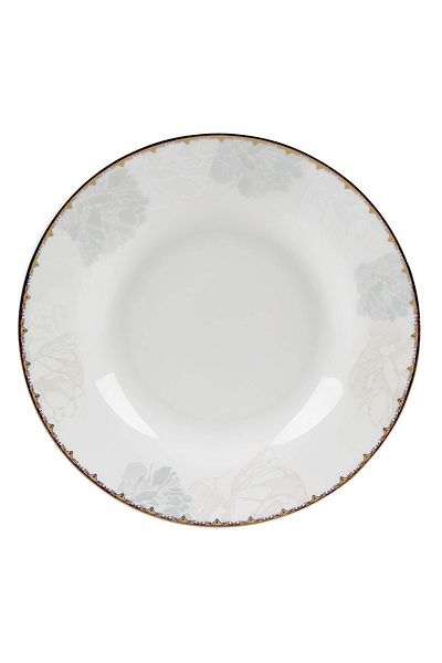 Queens 8" BONE CHINA SOUP PLATE LOTUS ZGBC039