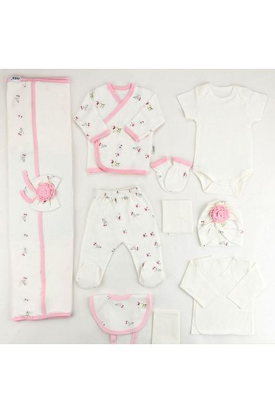 Sebi Bebe 2022 10-Piece Hospital Exit Set with Roses