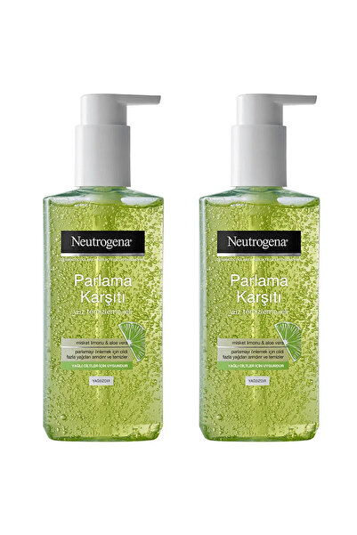 Neutrogena Anti-Shine Facial Cleansing Gel 200 ml 2 Pieces