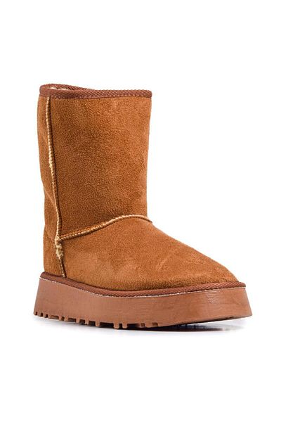Ustalar Ayakkabı Çanta Tan Suede Γυναικείες Καθημερινές Μπότες 104. 696051