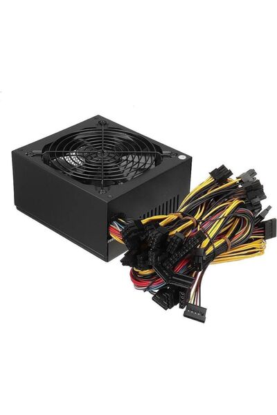 2000 W POWER SUPPLY 16xPCI-E(6+2Pin), MINING 1x20+4p/8xSata/96+PLATINUM (MK-2000SP)
