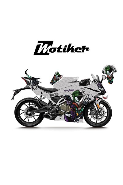 Motiker CFMOTO 250SR Joker Venom Sticker Parçalı Motosiklet Kaplama Etiket Modeli