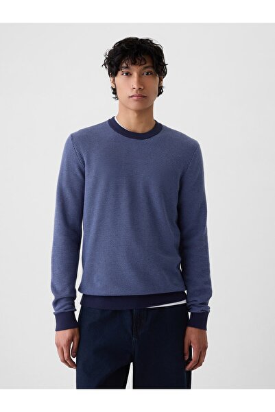 GAP Erkek Mavi Dokulu Kazak