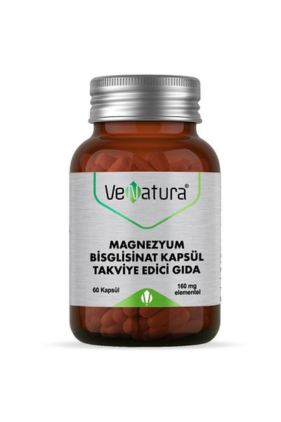 VeNatura Magnesium Bisglycinate Food Supplement 60 Capsules