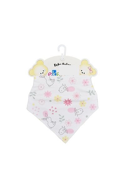 Ekebaby Combed Cotton Printed Scarf Apron 11981