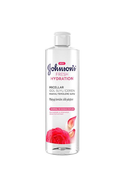 Johnson's 400 ml Micellar Cleansing Water with Rose Water Essence
