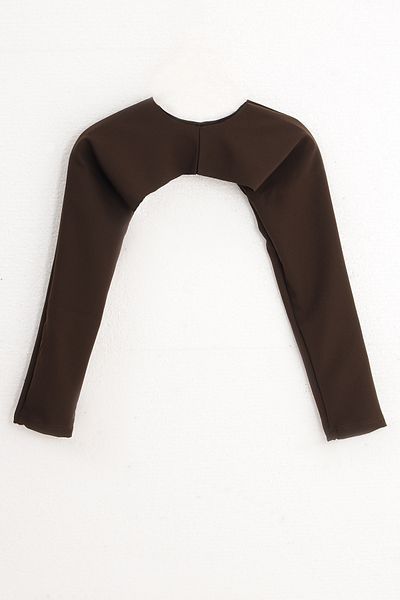 PİNKMARK Γυναικείο Hijab Καφέ Μακρυμάνικο Bolero μανίκι Mcpmbl25202