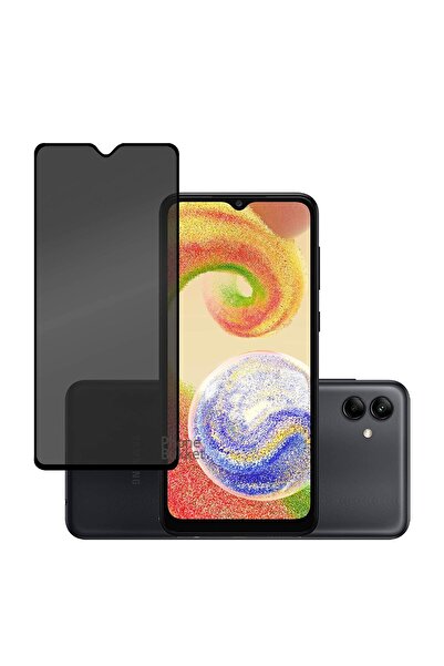 Fibaks Samsung Galaxy A04E Uyumlu Hayalet Ekran Koruyucu Tam Kapatan Gizli Ta...