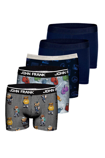 John Frank Özel 5 li Boxer Paketi