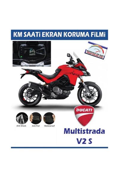 Motiker Ducati Multistrada V2 S Serisi Motosiklet Ekran Km Koruyucu