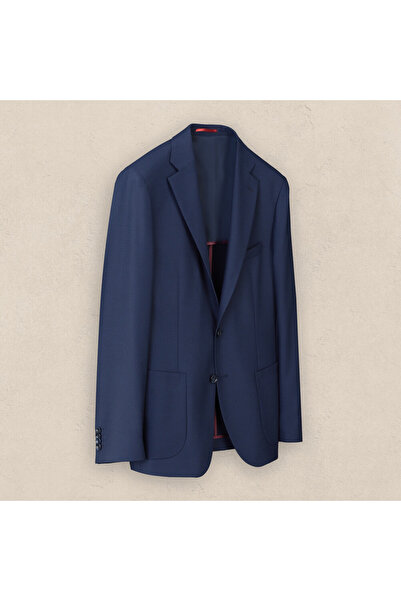 Sarar İNTERVİEW DOKUMA KUMAŞ LACİVERT BLAZER CEKET