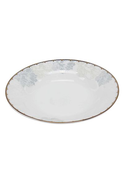 Queens 8" BONE CHINA SOUP PLATE LOTUS ZGBC039