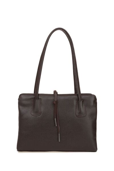 Bilik Deri Kahve Kadın Omuz Çantası BLM 4107